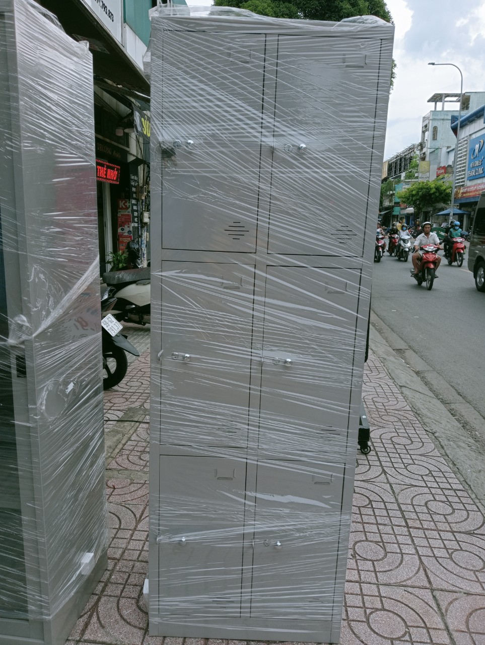 Tủ locker 6 ngăn hàn liền